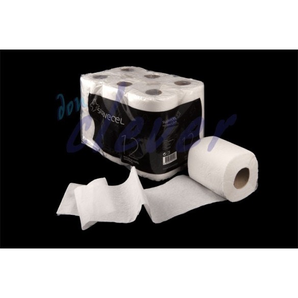 PAPEL HIGIENICO 2 CAPAS 16 M. (PAQUETE 108 ROLLOS)