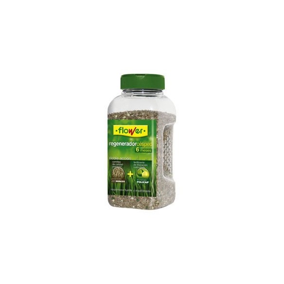 REGENERADOR CESPED SEMILLAS + ABONO 6 MESES 500GR. PROD. FLOWER