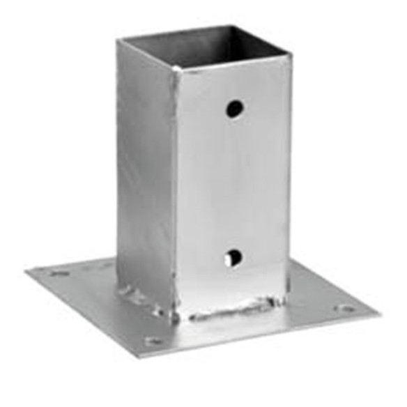 PLETINA CUADRADA DE BASE PLANA PSP 90