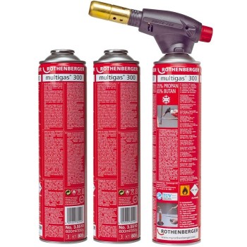 SOPLETE GAS SUPER-EGO SEGOFIRE PIEZO 3 CARTUCHOS BTP 300