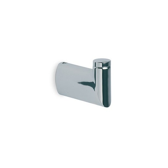 COLGADOR BAÑO RONDA METAL PARED  INOX