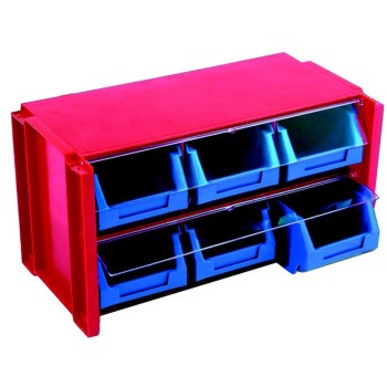 ESTANTE APILABLE 6 GAVETAS TAYG