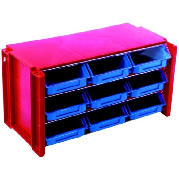 ESTANTE APILABLE 9 GAVETAS TAYG