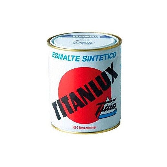 ESMALTE SINTETICO TITANLUX 566D DECORACION 750 ML BLANCO BRILLANTE