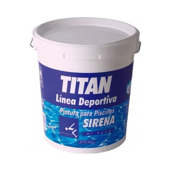 PINT. PISCINA 4LTS SIRENA AL AGUA AZUL TITAN