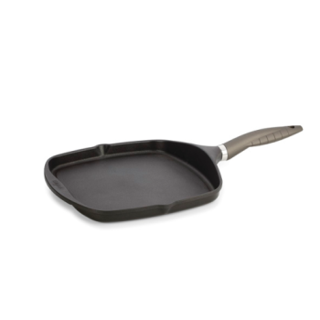 ASADOR LISO TEC.PLATINUM 26X26 MANG.GRIS