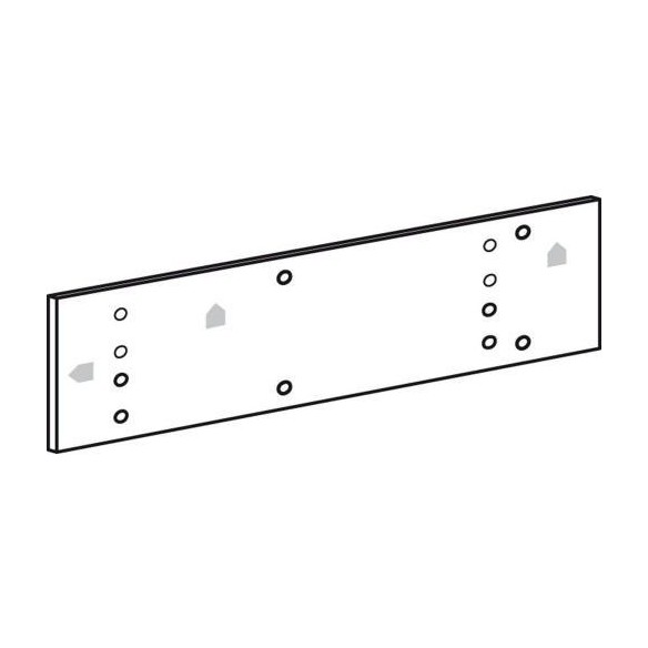 PLACA MONTAJE DORMA TS71/72 PLATA