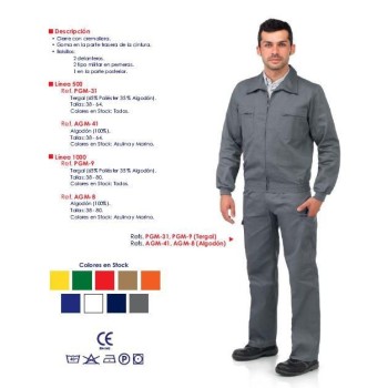 PANTALON VESIN L500 TERGAL MARINO T-42