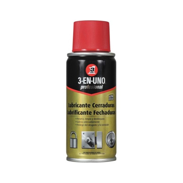 LUBRICANTE 3-EN-UNO CERRADURAS 100 ML