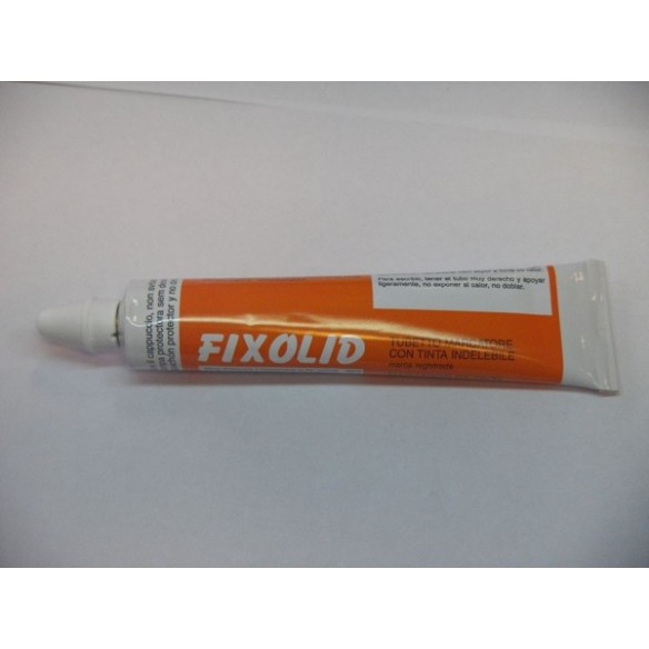 MARCADOR PERMANENTE FIXOLID 3 MM NARANJA 10 UNID