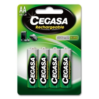 PILA RECARGABLE HR06 2100 mAh (BL.X4) CEGASA