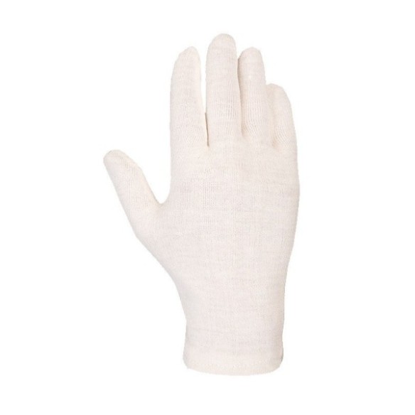 GUANTE ALGODON PESADO SIN PUÑO COLOR CRUDO 413SP  T-10 JUBA