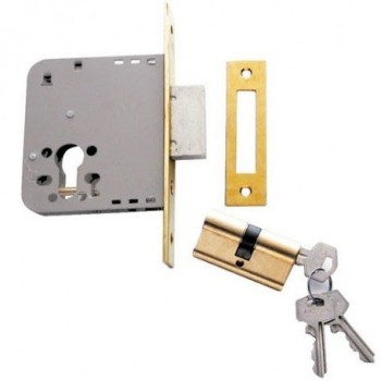 CERRADURA TESA 2031-60HL HIERRO LATONADO