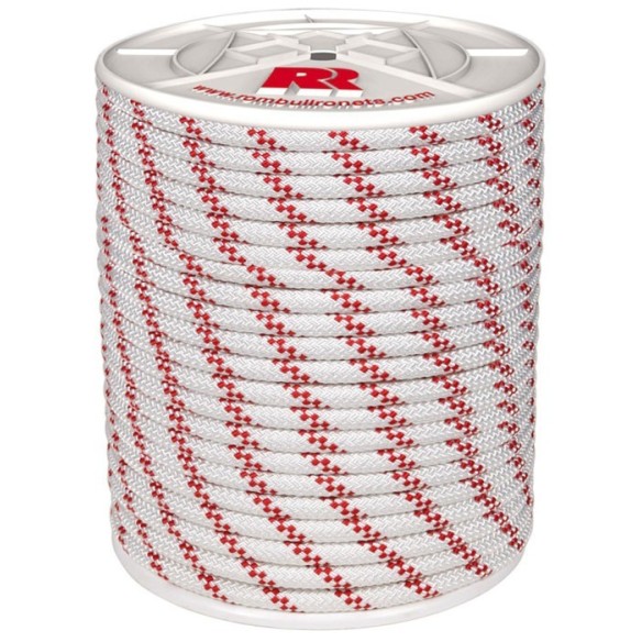 CUERDA PES TRENZADA BALONA POLIESTER CON ALMA Ø 12 MM BLANCO 100 M