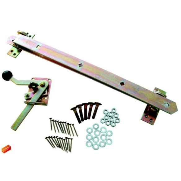 JUEGO HERRAJES PUERTA NORTENE PUERTA GALVANIZADA