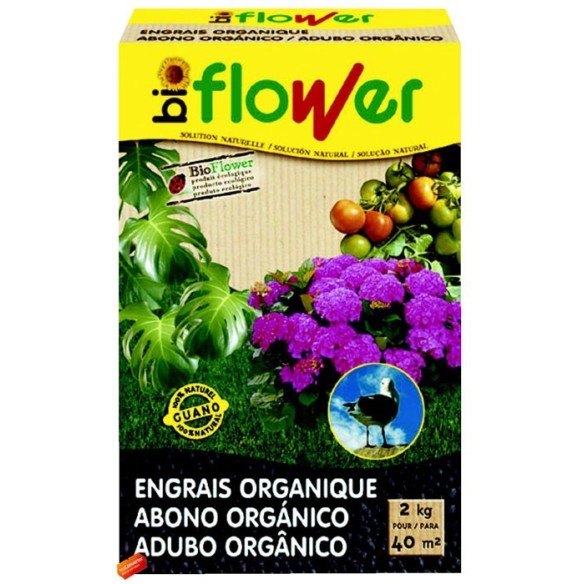 ABONO ORGANICO-GUANO BIOFLOWER 2KG
