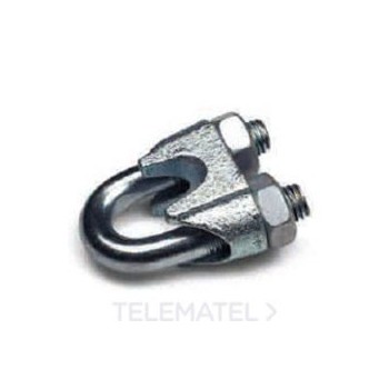 SUJETACABLES DIN 741 M 3 GALVANIZADO