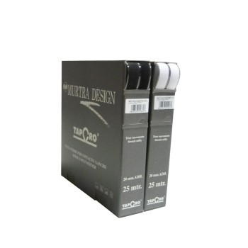 CINTA VELCRO ADHESIVA TAPCRO MURTRA 25 M X 25 MM NEGRA CAJA 2 TIRAS