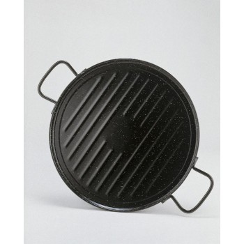 PLANCHA GRILL ESMALTADA -LA IDEAL- 46CMS 11046 GARCIMA