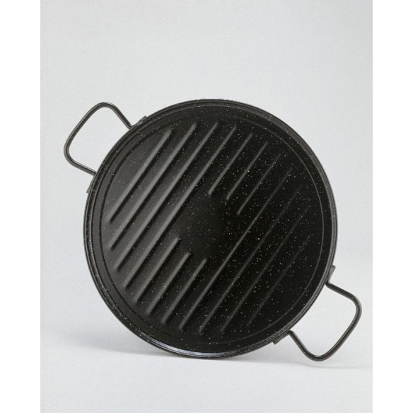 PLANCHA GRILL ESMALTADA -LA IDEAL- 46CMS 11046 GARCIMA