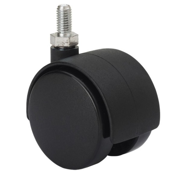 RUEDA GIRATORIA ESPIGA M6X15 40MM  1-0240 ALEX