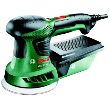 LIJADORA CIRCULAR BOSCH PEX 300 E 270W 125MM C/MALETIN