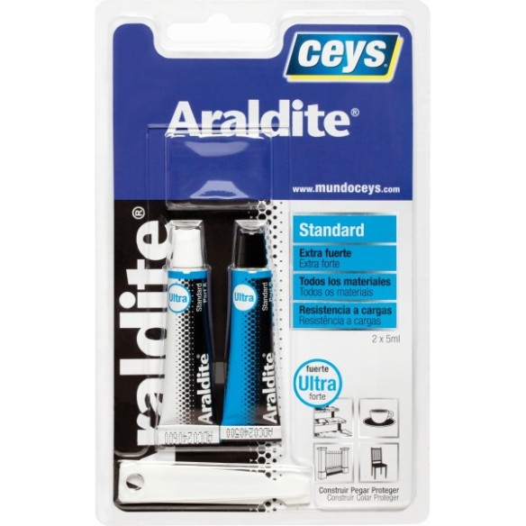 ADHESIVO EPOXI ARALDITE STANDARD PEQUEÑO 5+5ML CEYS