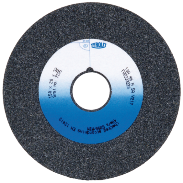 MUELA TYROLIT 89A60M5AV217 ESMERIL GRIS 200X25X32 MM G60