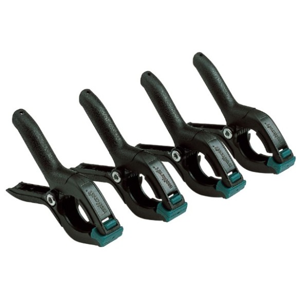 PINZAS CON RESORTE MICROFIX BLISTER 4 PIEZAS WOLFCRAFT