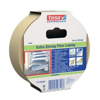 CINTA DOBLE CARA MOQUETAS EXTRA FUERTE PERMANENTE TESA 10 M X 50 MM