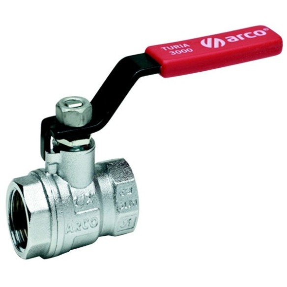 "VALVULA ESFERA H-H 3/4"" PALANCA 08 ARCO"