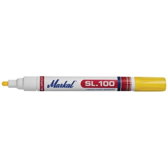 ROTULADOR PERMANENTE MARKAL SL 100 3 MM AMARILLO