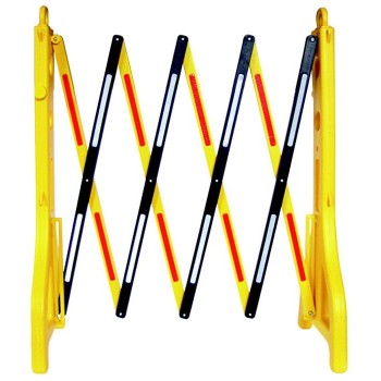 VALLA EXTENSIBLE PLASTICA 4600 AMARILLA Y NEGRA  JAR