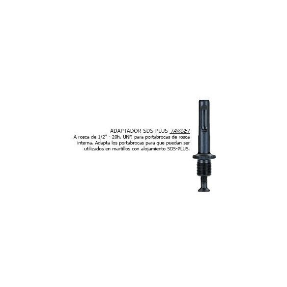 ADAPTADOR PORTABROCAS ROSCA SDS PLUS 1/2-20A