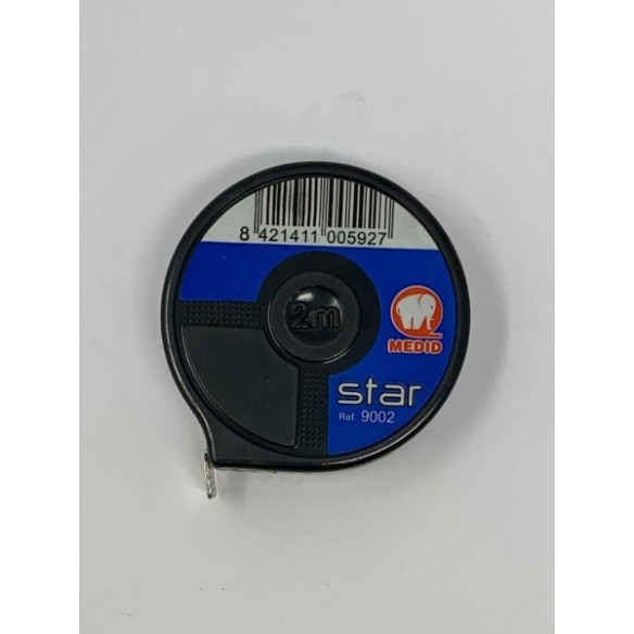 FLEXOMETRO MEDID 9002 STAR 19 MM X 2M SIN FRENO