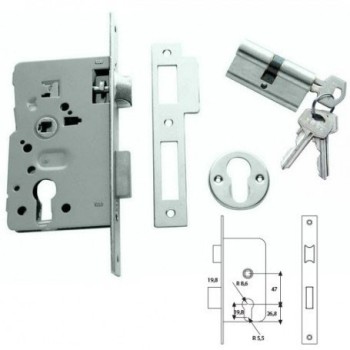 CERRADURA 2010-P-40HN TESA