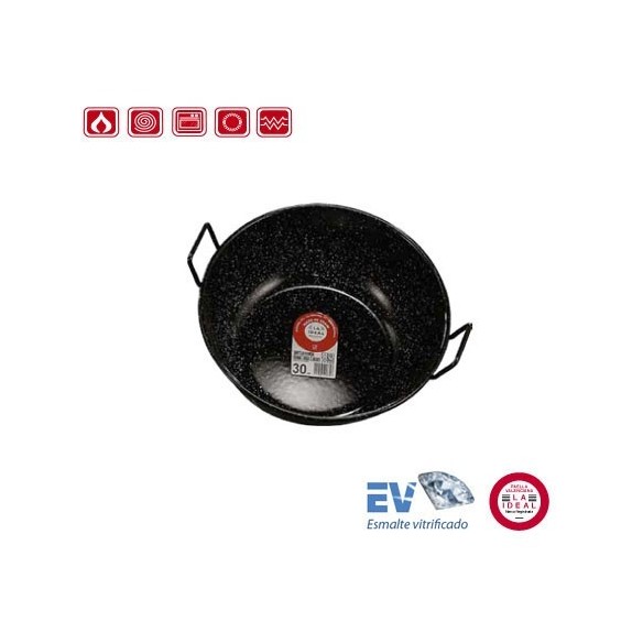 SARTEN HONDA C/ASA ESMALTADA 38 GARCIMA