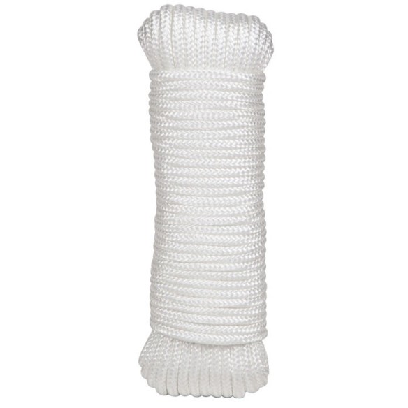 CORDON TEXTURADO BOBINA POLIPROPILENO CON ALMA Ø 4 MM BLANCO 25M
