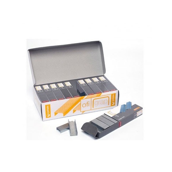 GRAPAS 24/6 COBREADA STAND 1000U. ESSELTE