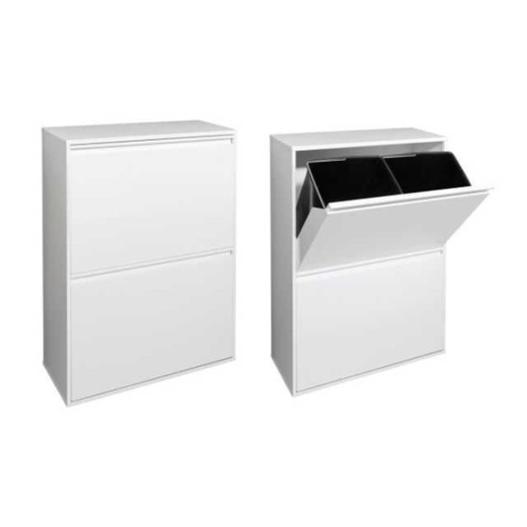 CONTENEDOR BASIC DE 4 COMPARTIMENTOS BLANCO