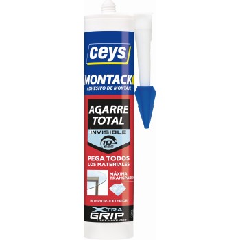 ADHESIVO DE MONTAJE MONTACK TRANSPARENTE 80 GR CEYS