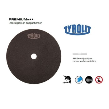 DISCO CORTE TYROLIT A60O5B68 AFILADO SIERRA ESTACIONAL ACERO Y HSS 150X1 MM