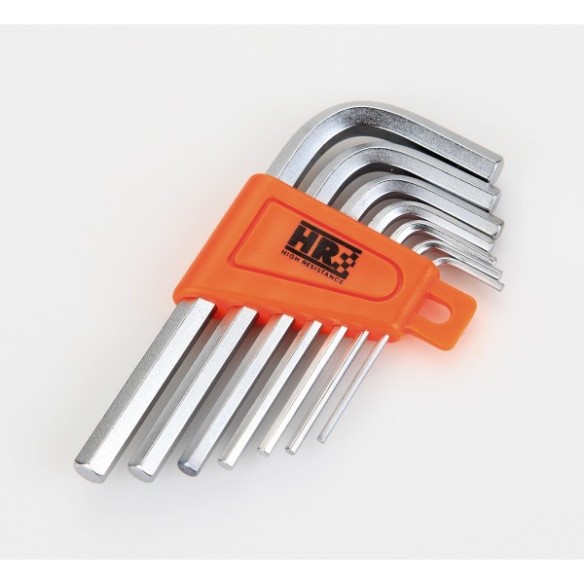 JUEGO 7 LLAVES ALLEN ORANGE SOPORTE PLASTICO