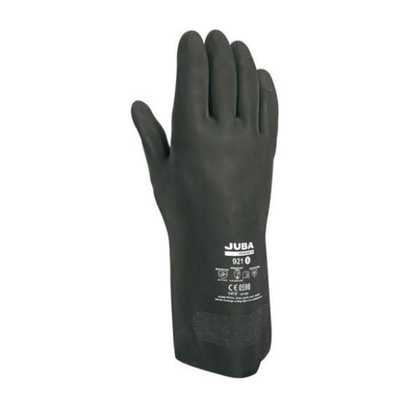 GUANTE 921 FRONTIER 75 NEOPRENO FLOCADO NEGRO T-7 JUBA