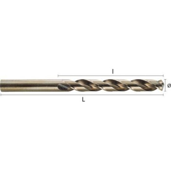 BROCA HEPYC 1105 HSSCO DIN 338N CILINDRICA 3 MM