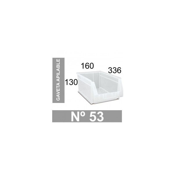 GAVETA APILABLE N.54 TRANSPARENTE TAYG