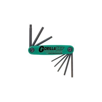 JUEGO LLAVES TORX BONDHUS 12632 GORILA T6 A T25 8 PIEZAS