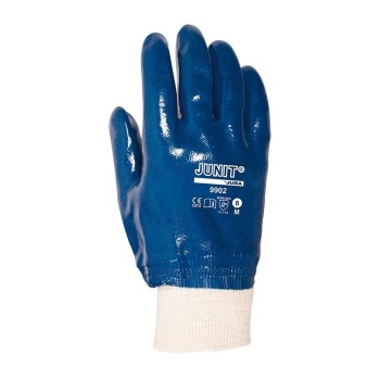GUANTE NITRILO PESADO AZUL 9902 T-9 JUBA
