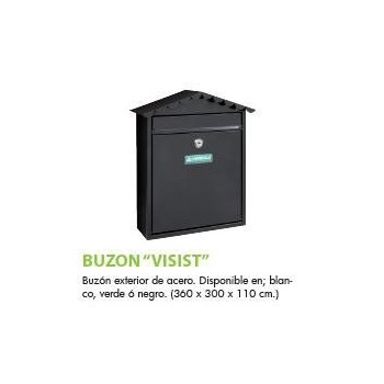 BUZON ARREGUI VISIT E-5743 EXTERIOR INOX 110X260X90 MM VERDE