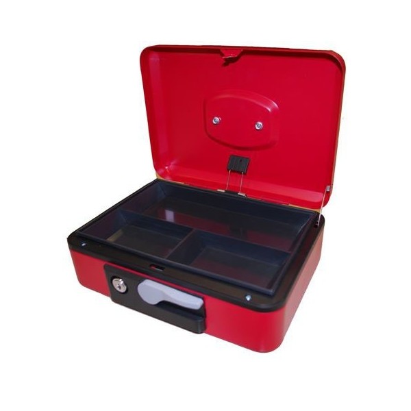 CAJA CAUDALES JOMATIC C/PULSADOR Nº4 ROJA 300X240X85(*) JOMA